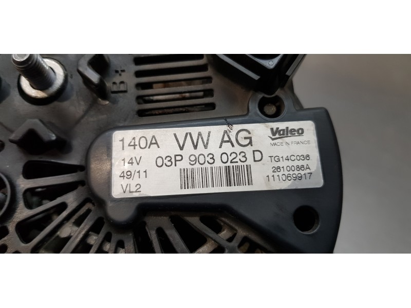 Recambio de alternador para seat ibiza sc (6j1) reference referencia OEM IAM 03P903023D   Recambio de alternador para seat ibiza sc (6j1) reference referencia OEM IAM 03P903023D