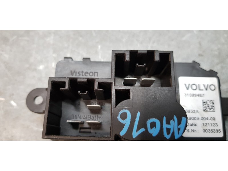 Recambio de resistencia calefaccion para volvo v40 básico referencia OEM IAM 31369487  