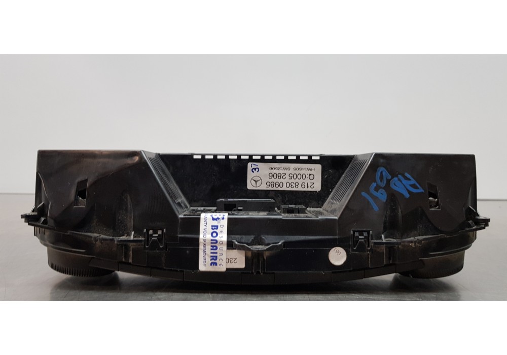 Recambio de mando climatizador para mercedes clase cls (w219) 320 cdi (219.322) referencia OEM IAM 2198300985  