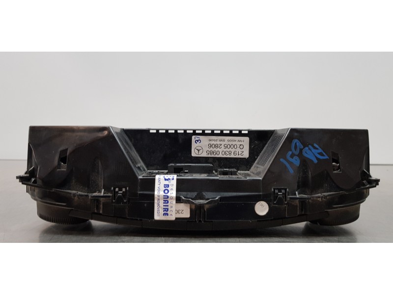Recambio de mando climatizador para mercedes clase cls (w219) 320 cdi (219.322) referencia OEM IAM 2198300985  