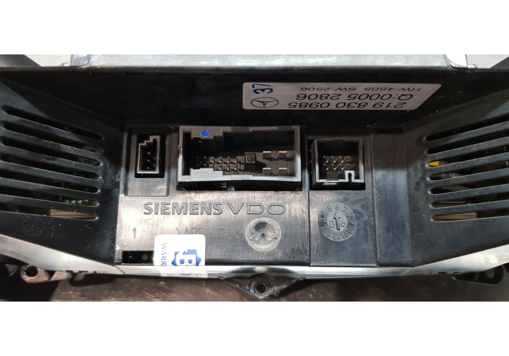 Recambio de mando climatizador para mercedes clase cls (w219) 320 cdi (219.322) referencia OEM IAM 2198300985  