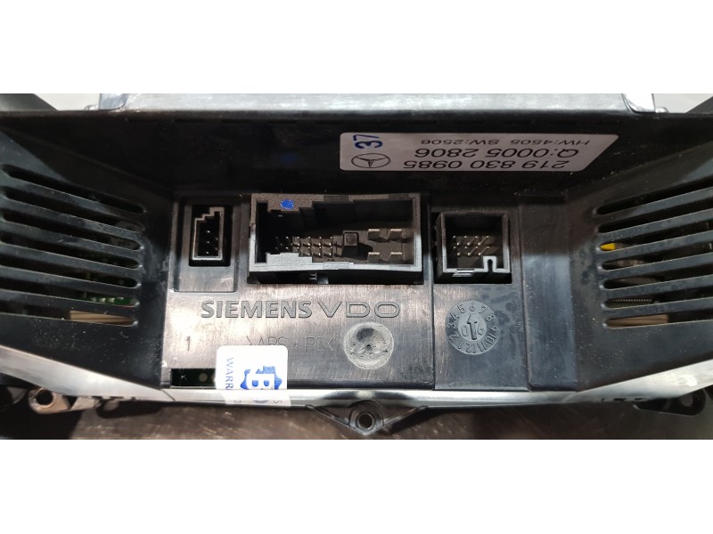 Recambio de mando climatizador para mercedes clase cls (w219) 320 cdi (219.322) referencia OEM IAM 2198300985  