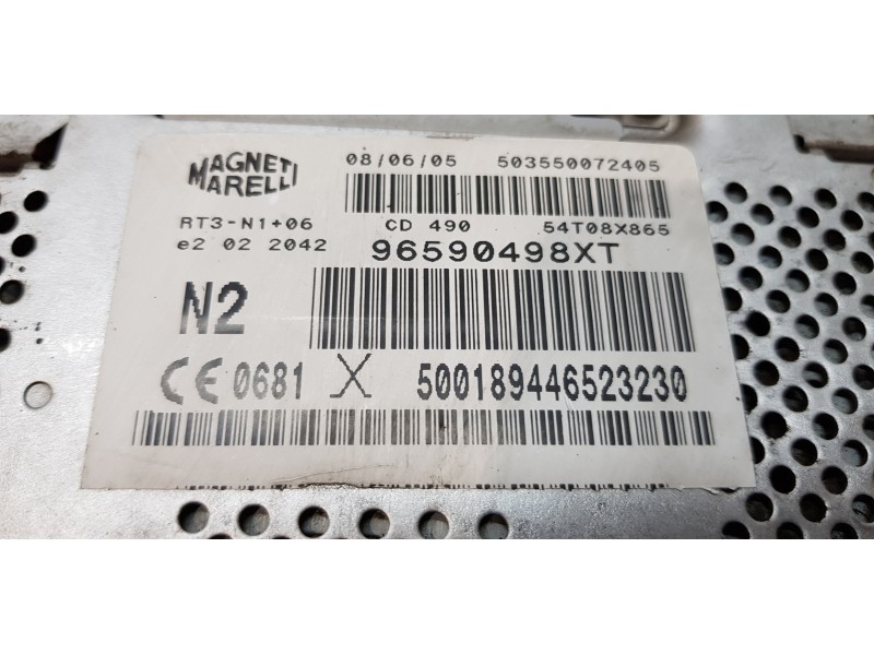 Recambio de sistema navegacion gps para peugeot 307 berlina (s2) xs referencia OEM IAM 96590498XT  