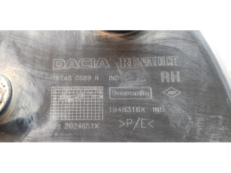Recambio de paso rueda para dacia duster ii comfort 4wd referencia OEM IAM 767480689R   Recambio de paso rueda para dacia duster ii comfort 4wd referencia OEM IAM 767480689R