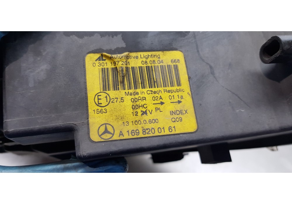 Recambio de faro izquierdo para mercedes clase a (w169) a 180 cdi a-edition referencia OEM IAM A1698200161  