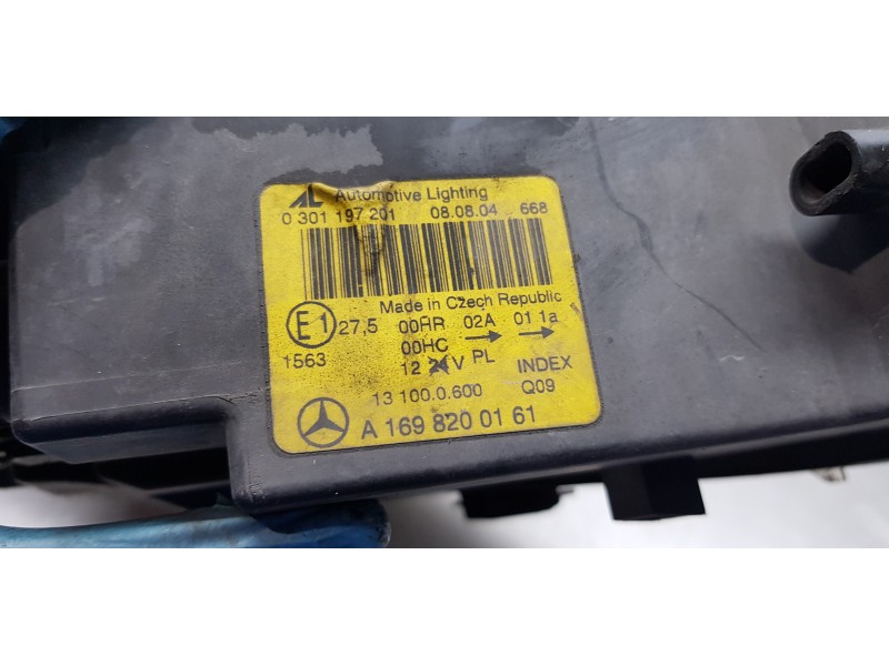 Recambio de faro izquierdo para mercedes clase a (w169) a 180 cdi a-edition referencia OEM IAM A1698200161   Recambio de faro izquierdo para mercedes clase a (w169) a 180 cdi a-edition referencia OEM IAM A1698200161