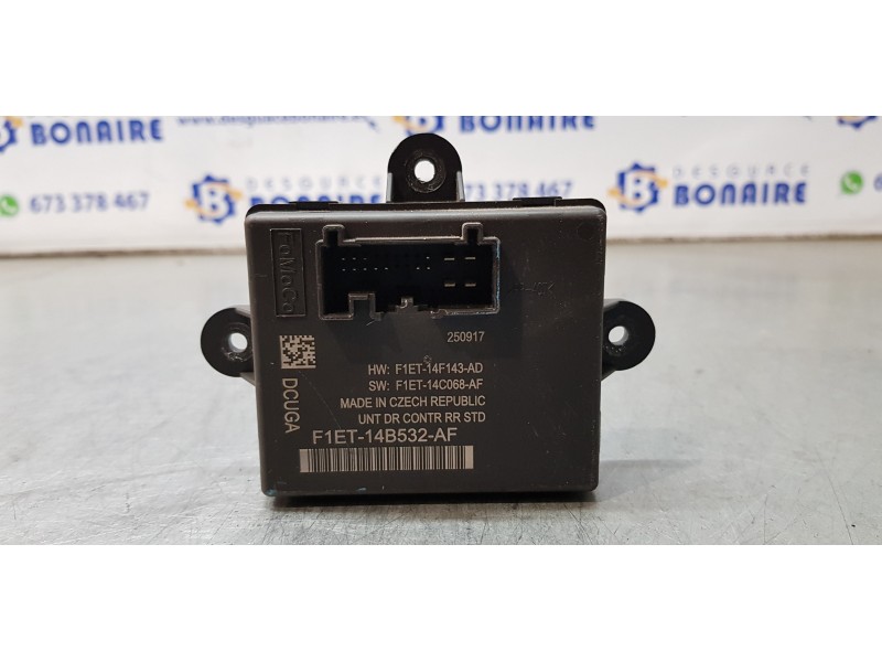 Recambio de modulo confort para ford focus lim. st-line b&r referencia OEM IAM F1ET14F143AD   Recambio de modulo confort para ford focus lim. st-line b&r referencia OEM IAM F1ET14F143AD