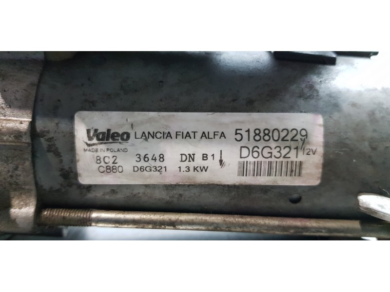 Recambio de motor arranque para citroen nemo basis referencia OEM IAM 51880229   Recambio de motor arranque para citroen nemo basis referencia OEM IAM 51880229