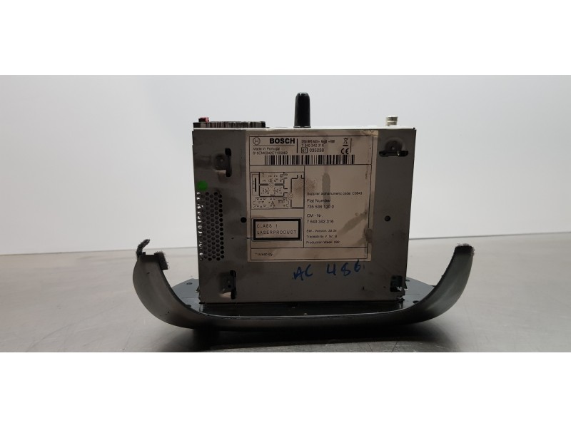 Recambio de sistema audio / radio cd para citroen nemo basis referencia OEM IAM 735536110   Recambio de sistema audio / radio cd para citroen nemo basis referencia OEM IAM 735536110