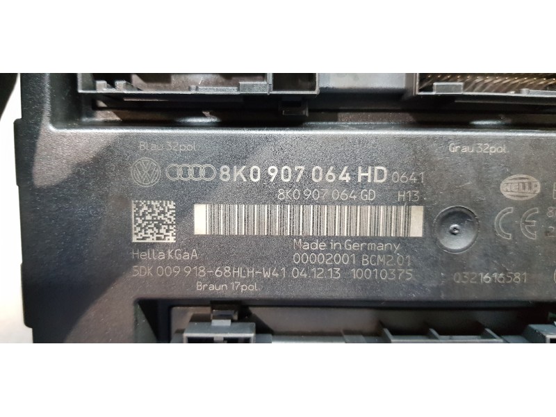 Recambio de modulo confort para audi a4 ber. (b8) basis referencia OEM IAM 8K0907064HD   Recambio de modulo confort para audi a4 ber. (b8) basis referencia OEM IAM 8K0907064HD