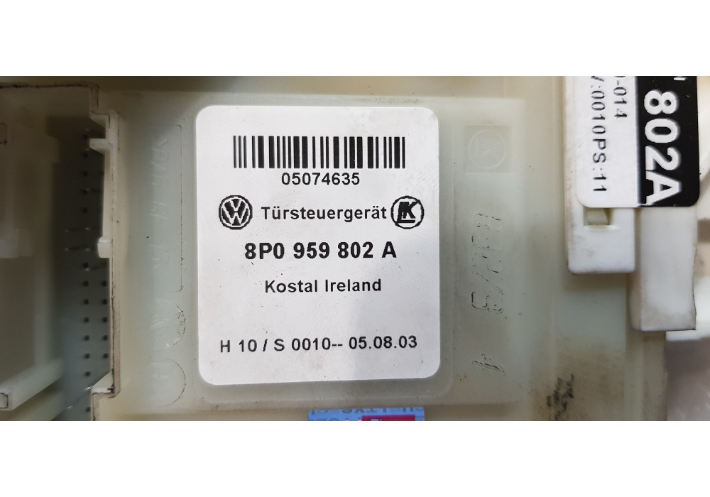 Recambio de motor elevalunas delantero derecho para audi a3 (8p) 1.9 tdi ambition referencia OEM IAM 8P0959802A   Recambio de motor elevalunas delantero derecho para audi a3 (8p) 1.9 tdi ambition referencia OEM IAM 8P0959802A