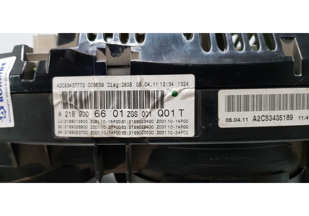 Recambio de cuadro instrumentos para mercedes clase cls (w218) cls 350 cdi be (218.323) referencia OEM IAM A2189006601  