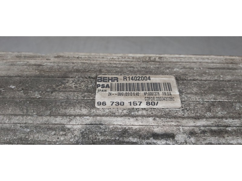 Recambio de intercooler para peugeot 5008 premium referencia OEM IAM 0384G6   Recambio de intercooler para peugeot 5008 premium referencia OEM IAM 0384G6