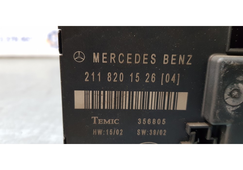 Recambio de modulo electronico para mercedes clase e (w211) berlina e 320 cdi (211.026) referencia OEM IAM 211820152604   Recambio de modulo electronico para mercedes clase e (w211) berlina e 320 cdi (211.026) referencia OEM IAM 211820152604