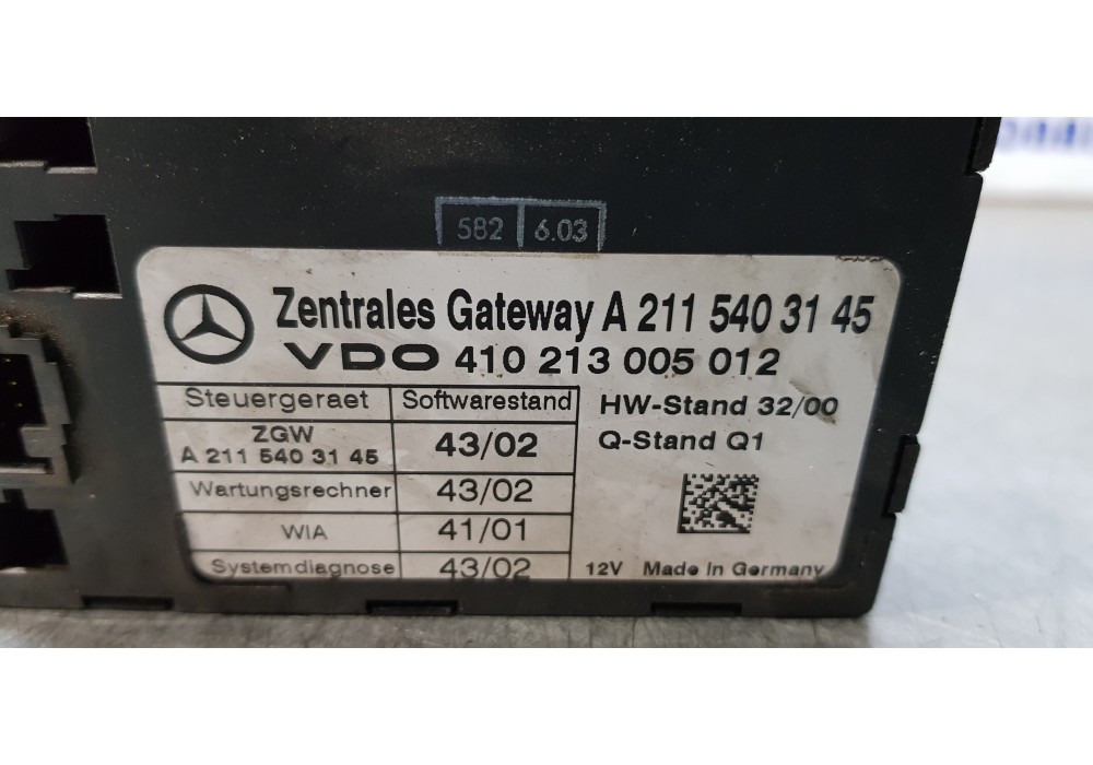 Recambio de modulo electronico para mercedes clase e (w211) berlina e 320 cdi (211.026) referencia OEM IAM A2115403145  