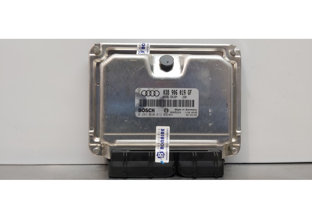 Recambio de centralita motor uce para audi a6 berlina (4b2) 1.9 tdi referencia OEM IAM 038906019GF 0281010812 