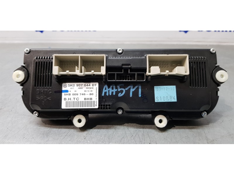 Recambio de mando climatizador para volkswagen passat variant (365) edition bluemotion referencia OEM IAM 5K0907044DT   Recambio de mando climatizador para volkswagen passat variant (365) edition bluemotion referencia OEM IAM 5K0907044DT