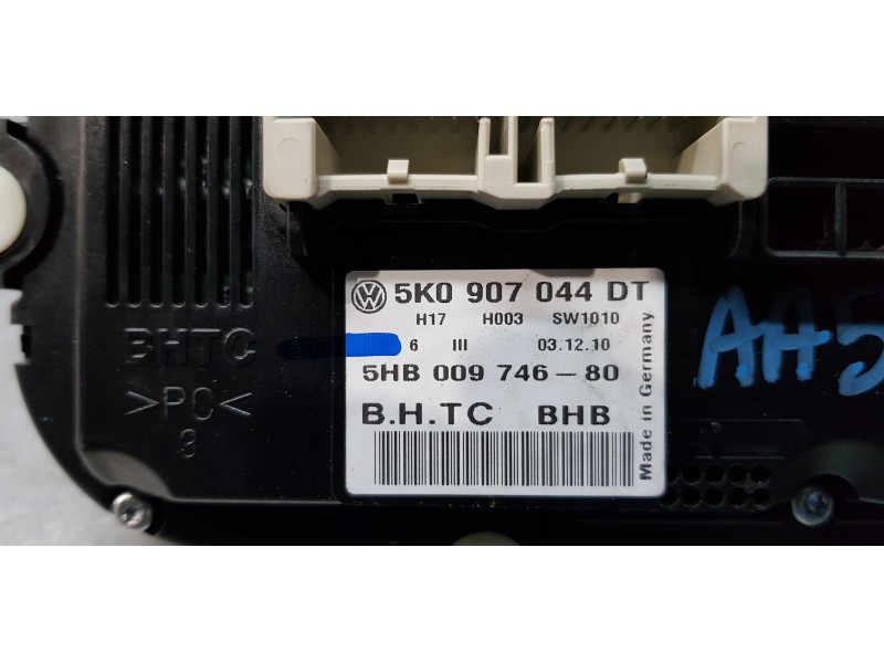 Recambio de mando climatizador para volkswagen passat variant (365) edition bluemotion referencia OEM IAM 5K0907044DT   Recambio de mando climatizador para volkswagen passat variant (365) edition bluemotion referencia OEM IAM 5K0907044DT