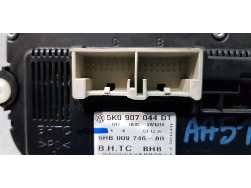 Recambio de mando climatizador para volkswagen passat variant (365) edition bluemotion referencia OEM IAM 5K0907044DT   Recambio de mando climatizador para volkswagen passat variant (365) edition bluemotion referencia OEM IAM 5K0907044DT
