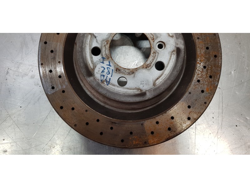 Recambio de disco freno trasero para mercedes clase m (w166) ml 350 bluetec (166.004) referencia OEM IAM A1664230412  