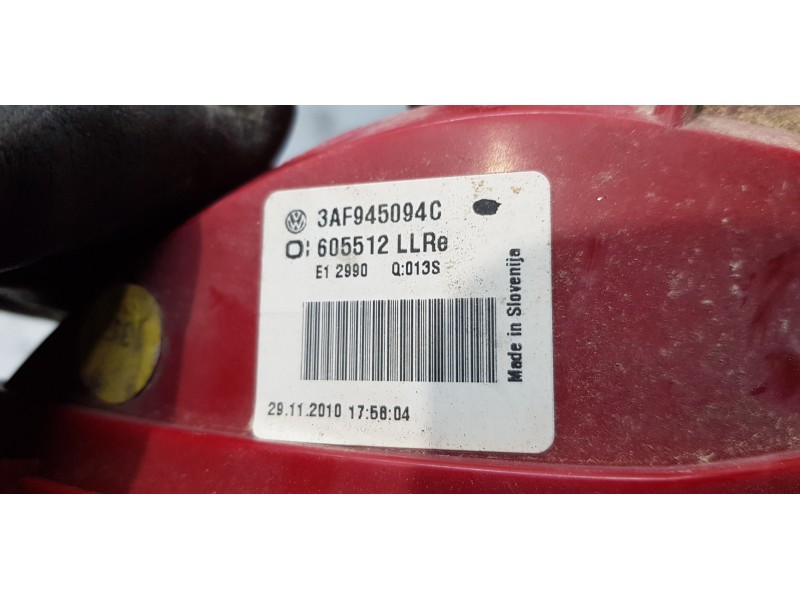 Recambio de piloto trasero derecho interior para volkswagen passat variant (365) edition bluemotion referencia OEM IAM 3AF945094 Recambio de piloto trasero derecho interior para volkswagen passat variant (365) edition bluemotion referencia OEM IAM 3AF945094