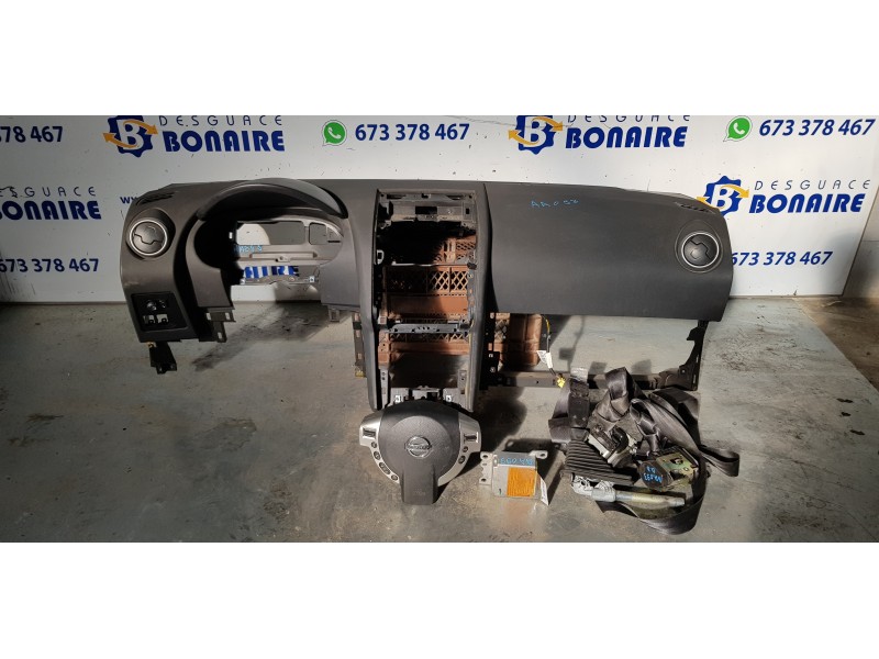 Recambio de kit airbag para nissan qashqai+2 (jj10) visia 4x4 referencia OEM IAM 98820EY20B   Recambio de kit airbag para nissan qashqai+2 (jj10) visia 4x4 referencia OEM IAM 98820EY20B