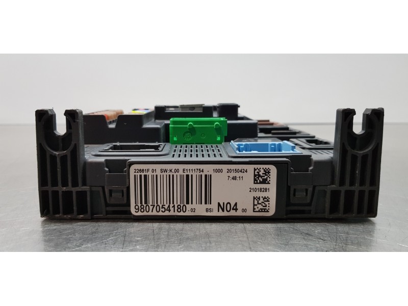 Recambio de caja reles / fusibles para peugeot 308 sw active referencia OEM IAM 9807054180 BSI N04 