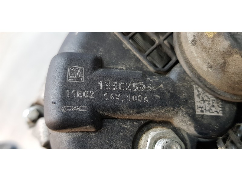 Recambio de alternador para chevrolet cruze hatchback ls+ referencia OEM IAM 13502595   Recambio de alternador para chevrolet cruze hatchback ls+ referencia OEM IAM 13502595