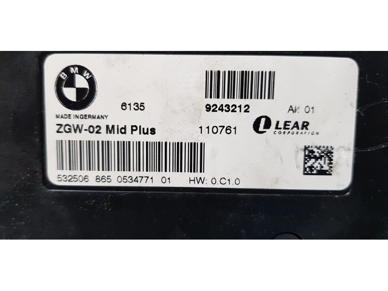 Recambio de modulo electronico para bmw serie 5 lim. (f10) 530d referencia OEM IAM 9243212  