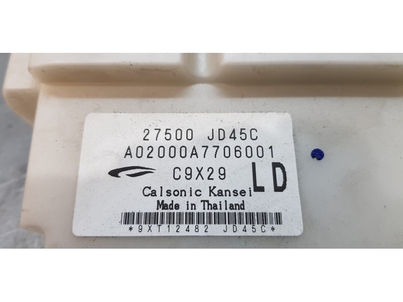 Recambio de mando climatizador para nissan qashqai+2 (jj10) visia 4x4 referencia OEM IAM 27500JD45C   Recambio de mando climatizador para nissan qashqai+2 (jj10) visia 4x4 referencia OEM IAM 27500JD45C