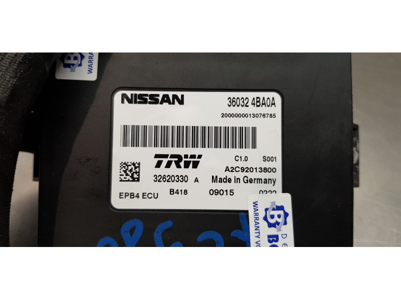 Recambio de modulo electronico para nissan qashqai (j11) acenta referencia OEM IAM 360324BA0A  
