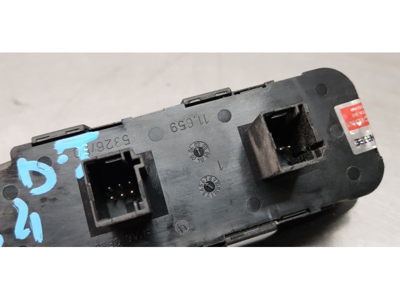 Recambio de mando elevalunas delantero izquierdo para citroen c4 grand picasso exclusive referencia OEM IAM 6554YH   Recambio de mando elevalunas delantero izquierdo para citroen c4 grand picasso exclusive referencia OEM IAM 6554YH