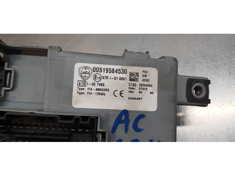 Recambio de modulo confort para lancia ypsilon (402) silver referencia OEM IAM 519584530  