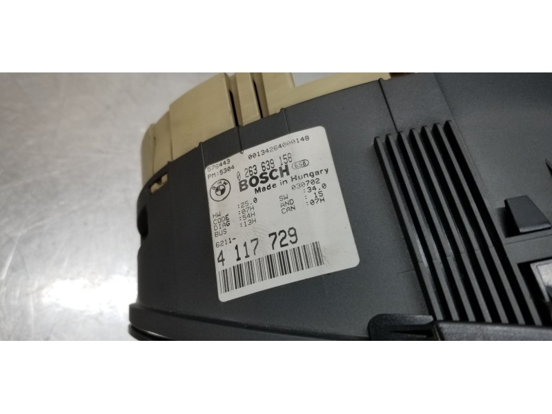 Recambio de cuadro instrumentos para bmw serie 3 compact (e46) 316ti referencia OEM IAM 62114117729 4117729  Recambio de cuadro instrumentos para bmw serie 3 compact (e46) 316ti referencia OEM IAM 62114117729 4117729