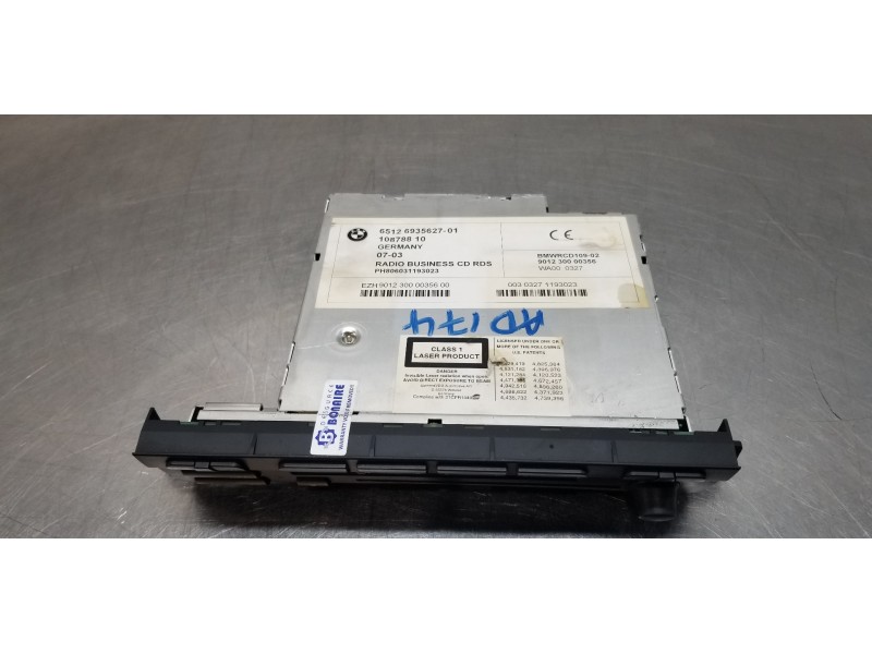 Recambio de sistema audio / radio cd para bmw serie 3 compact (e46) 316ti referencia OEM IAM 65126935627   Recambio de sistema audio / radio cd para bmw serie 3 compact (e46) 316ti referencia OEM IAM 65126935627