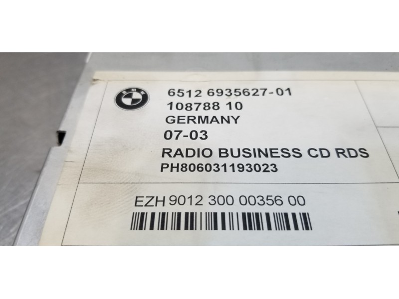 Recambio de sistema audio / radio cd para bmw serie 3 compact (e46) 316ti referencia OEM IAM 65126935627   Recambio de sistema audio / radio cd para bmw serie 3 compact (e46) 316ti referencia OEM IAM 65126935627