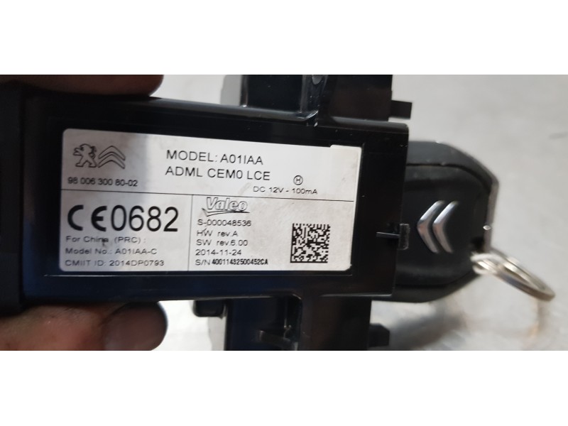 Recambio de conmutador de arranque para citroen c4 grand picasso shine referencia OEM IAM 9600630080   Recambio de conmutador de arranque para citroen c4 grand picasso shine referencia OEM IAM 9600630080