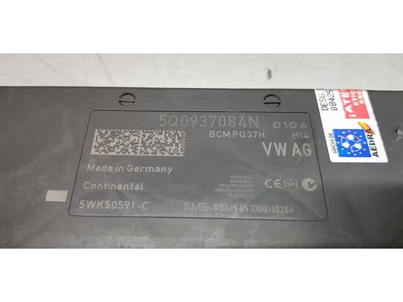 Recambio de modulo confort para skoda octavia lim. (5e3) ambition referencia OEM IAM 5Q0937084N   Recambio de modulo confort para skoda octavia lim. (5e3) ambition referencia OEM IAM 5Q0937084N