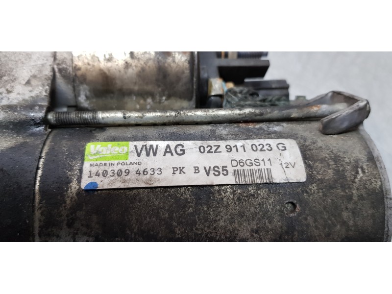 Recambio de motor arranque para volkswagen scirocco (137) 1.4 tsi (118kw) referencia OEM IAM 02Z911023G  