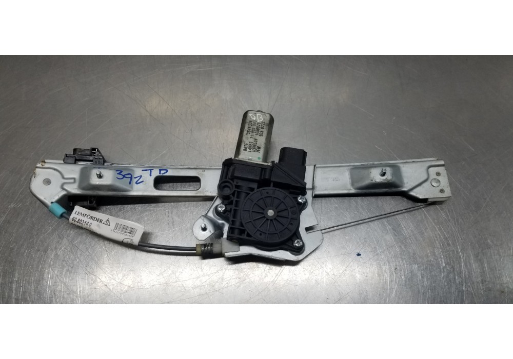 Recambio de elevalunas trasero derecho para bmw serie 1 berlina (e81/e87) 120d referencia OEM IAM 51357138468 60803140 3649328