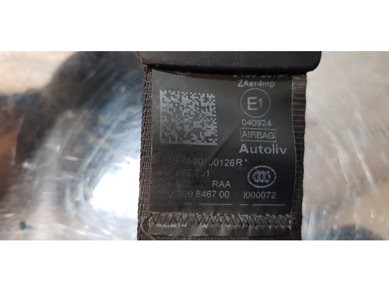 Recambio de cinturon seguridad delantero izquierdo para skoda superb combi (3t5) active referencia OEM IAM 3T1857701   Recambio de cinturon seguridad delantero izquierdo para skoda superb combi (3t5) active referencia OEM IAM 3T1857701