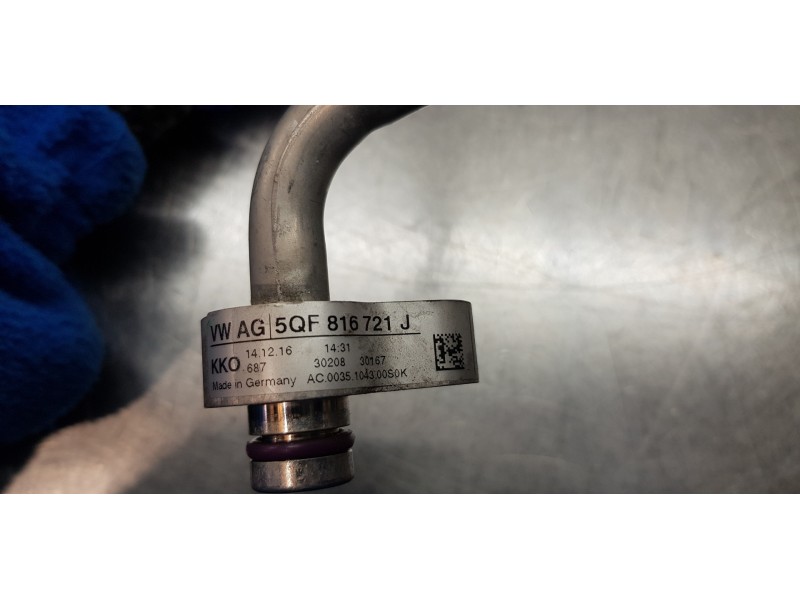 Recambio de tubos aire acondicionado para volkswagen tiguan edition bmt referencia OEM IAM 5QF816721J  