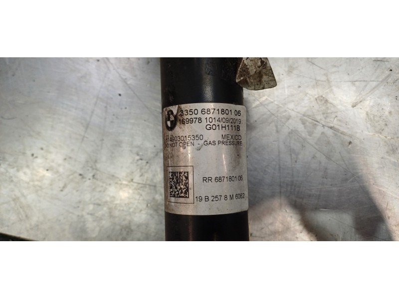 Recambio de amortiguador trasero izquierdo para bmw serie x3 (g01) xdrive20d referencia OEM IAM 33506871801  