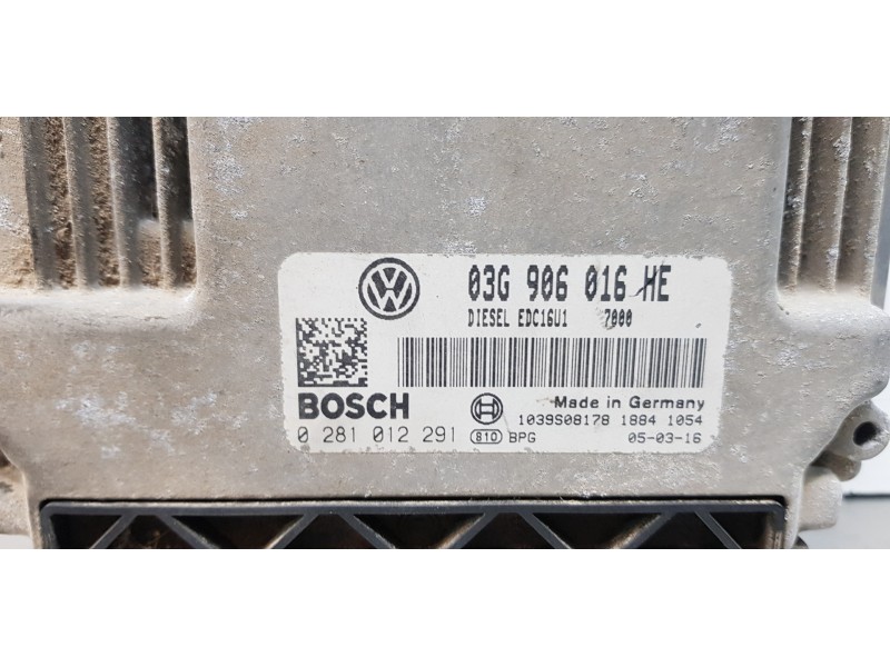 Recambio de centralita motor uce para seat altea (5p1) reference referencia OEM IAM 03G906016HE 0281012291  Recambio de centralita motor uce para seat altea (5p1) reference referencia OEM IAM 03G906016HE 0281012291