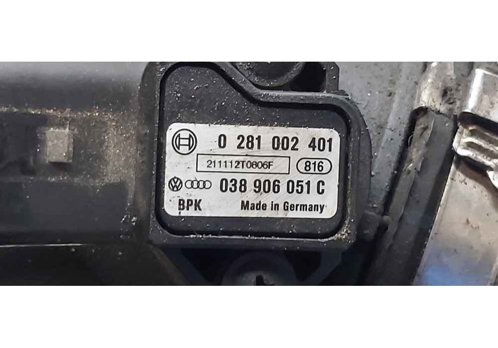 Recambio de tubo presion turbocompresor para audi q7 (4l) 3.0 tdi referencia OEM IAM 7L6145795AE 038906051C 7L6145770AA