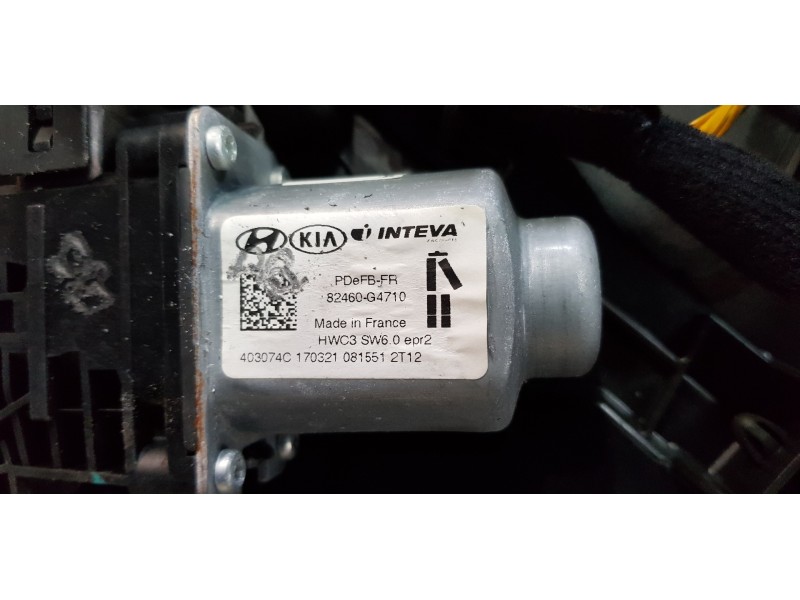 Recambio de elevalunas delantero derecho para hyundai i30 fastback tecno referencia OEM IAM 82460G4710 82481G4000 82460G4710