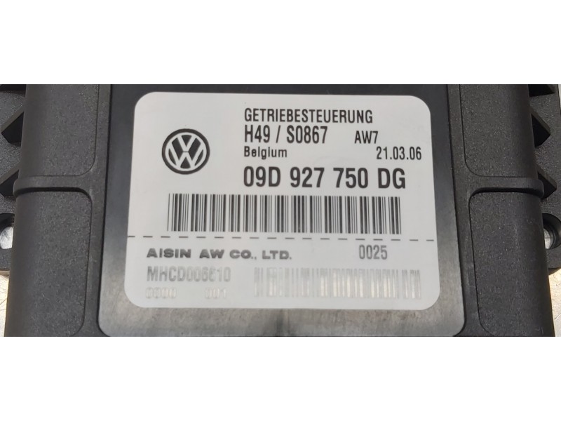 Recambio de centralita cambio automatico para audi q7 (4l) 3.0 tdi referencia OEM IAM 09D927750DG  