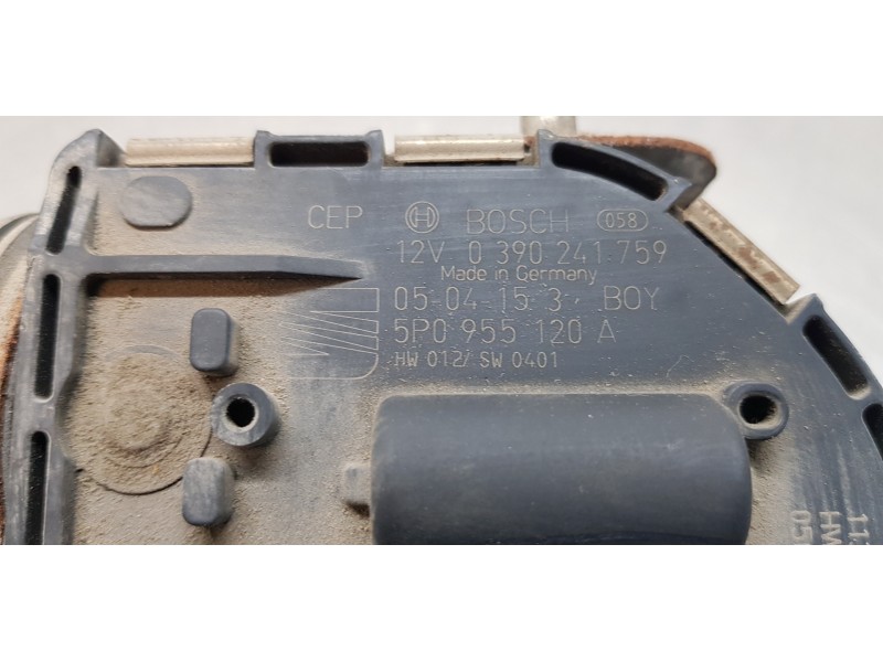 Recambio de motor limpia delantero para seat altea (5p1) reference referencia OEM IAM 5P0955120A   Recambio de motor limpia delantero para seat altea (5p1) reference referencia OEM IAM 5P0955120A
