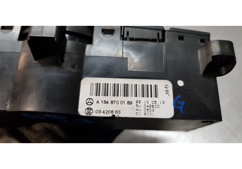 Recambio de mando calefaccion / aire acondicionado para mercedes clase r (w251) 320 cdi (251.022) referencia OEM IAM A1648700189