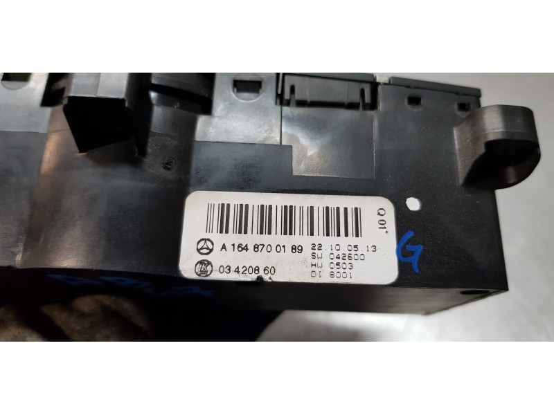 Recambio de mando calefaccion / aire acondicionado para mercedes clase r (w251) 320 cdi (251.022) referencia OEM IAM A1648700189